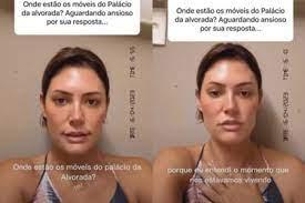 Michelle Bolsonaro diz que móveis retirados do Alvorada eram da sua casa e sugere CPI.