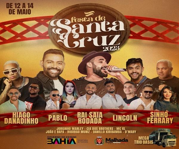 Malhada realizará Festa de Santa Cruz no próximo fim de semana, confira a programação.