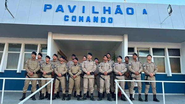17º Batalhão ganha mais 16 soldados que irão reforçar o policiamento na cidade de Guanambi.