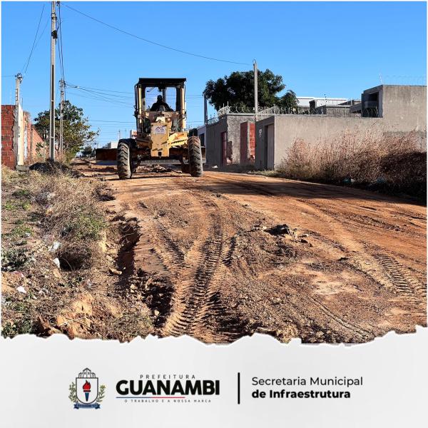 Programa de pavimentação chega ao Bairro Renascer I.