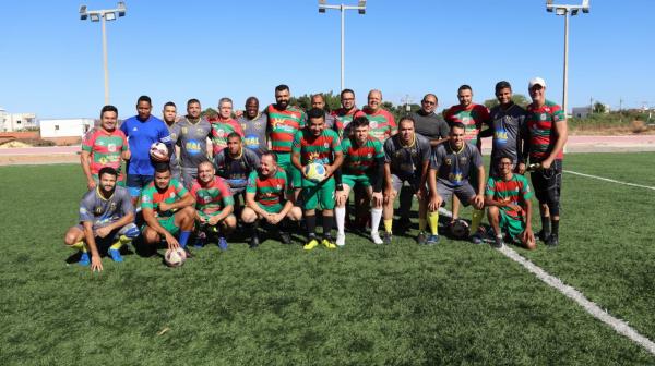 Time do 17º BPM de Guanambi vence equipe da imprensa regional.