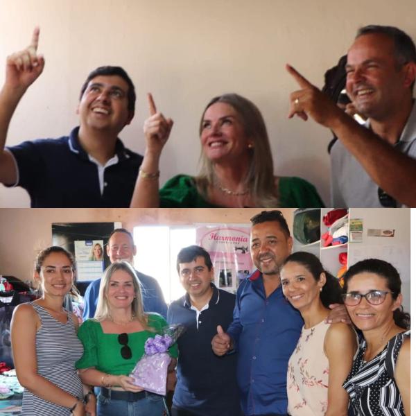 Ivana Bastos entrega energia elétrica para famílias de comunidade rural em Urandi.