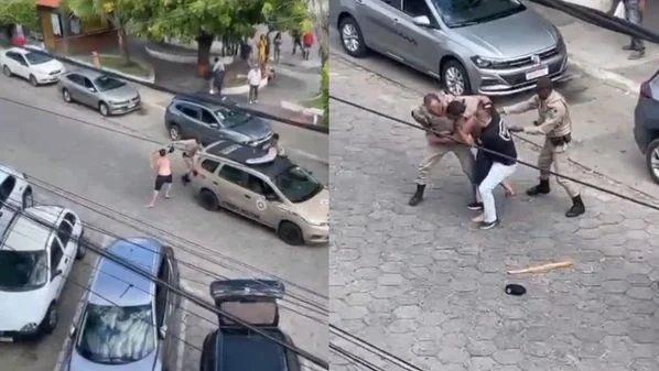 Homem que agrediu policiais em Itapetinga é suspeito de ter matado a tia.