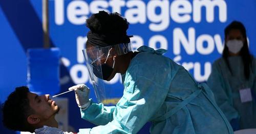 Brasil registra mais de 34 mil casos de Covid em uma semana.
