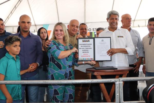 Deputada, governador e prefeito realizam inaugurações e anúncios de desenvolvimento em Novo Horizonte.