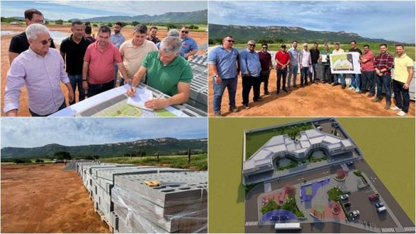 Ao lado de lideranças locais, prefeito Nal Azevedo assina Ordem de Serviço para construção da Unidade Mista de Saúde do Distrito de Mutãs.
