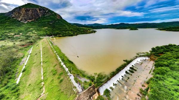 Com as últimas chuvas, Barragem de Ceraíma recebeu 11,2 milhões de metros cúbicos de água.