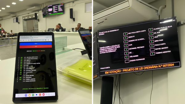 Câmara de Guanambi Implementa Sistema do Processo Legislativo Digital em seu Plenário.