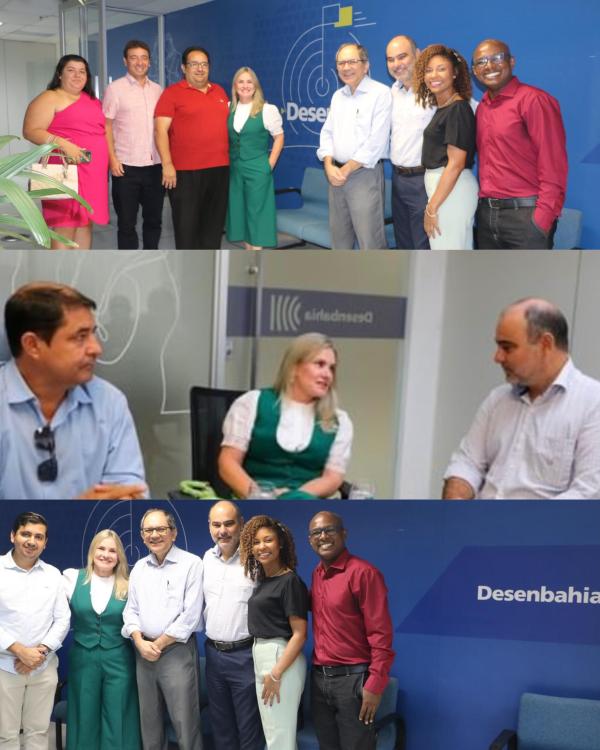 Ivana e prefeitos buscam investimentos na Desenbahia.