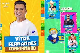 Vitor Fernandes é a quarta atração confirmada para o São Pedro de Iuiu.