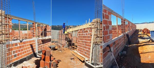 Obras da Unidade Mista de Saúde do Distrito de Mutãs estão em estágio avançado e segue a todo vapor.