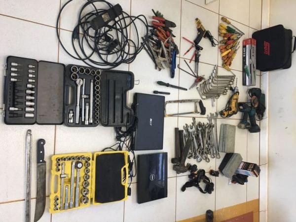 Polícia Militar prende arrombador de comércio em Caetité.