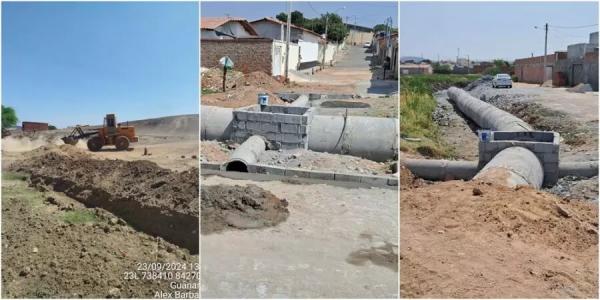 Operação Chuvas: Seinfra Guanambi executa obras para reforço de drenagem em áreas críticas da cidade.