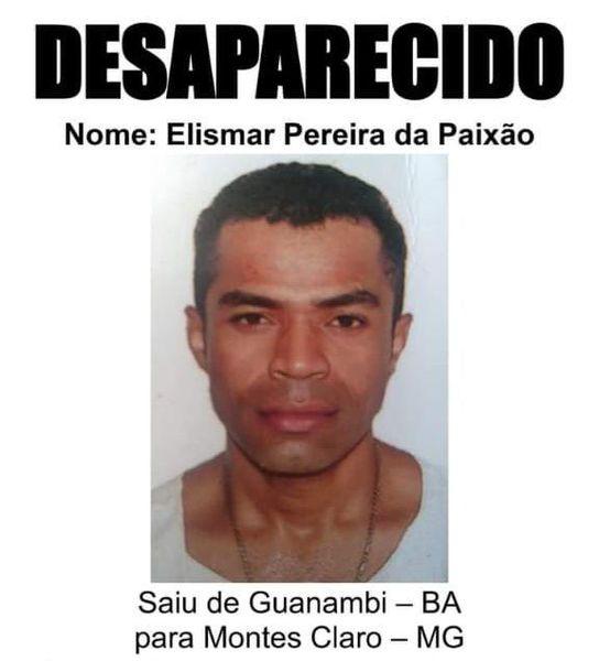 Guanambi: Família busca informações sobre homem desaparecido há mais de 10 dias em Montes Claros.