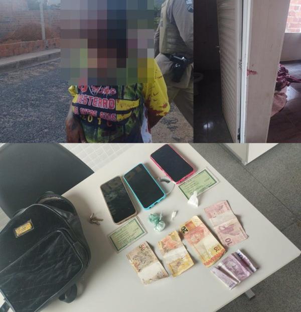 Homem é preso por tentativa de feminicídio em Palmas de Monte Alto; PM também conduziu mulher após apreender drogas na casa.
