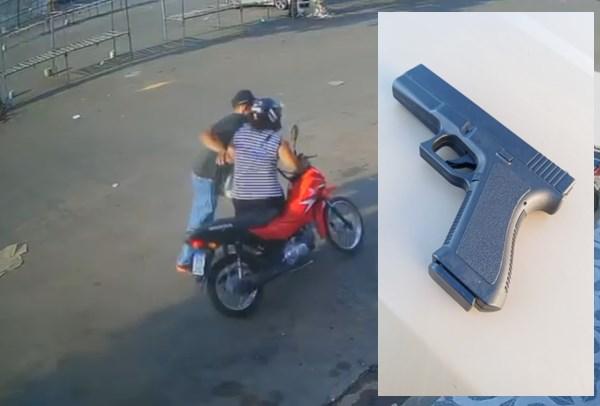 Adolescente é apreendido após tentar roubar moto no Centro de Palmas de Monte Alto.