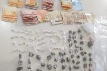 Polícia Militar apreende drogas e prende homens em Guanambi.