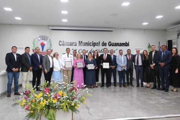 Câmara de Guanambi entrega Títulos de Cidadania a quatro personalidades em Sessão Solene.