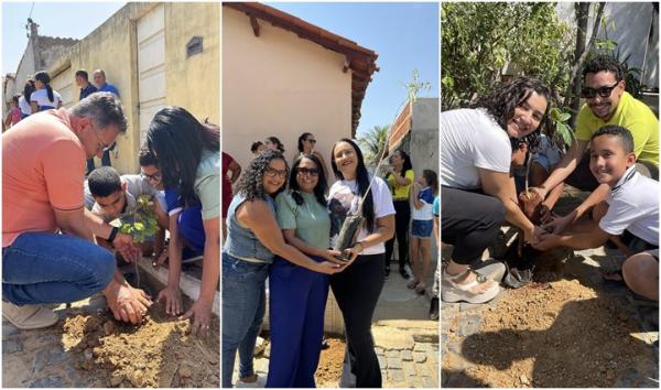Iuiu celebra o Dia da Árvore com plantio de mudas e participação de estudantes.
