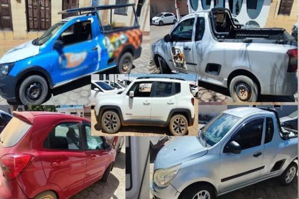 Polícia Militar recupera veículo e encontra automóveis adulterados em Caculé e Jacaraci.
