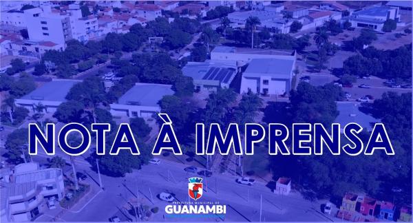 Prefeitura de Guanambi divulga NOTA PÚBLICA sobre condutas ilegis de servidor.