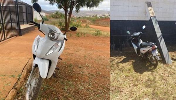 Motocicleta furtada em Livramento é localizada pela PM em Caetité.