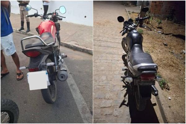 Motocicletas são apreendidas por irregularidades em Guanambi.