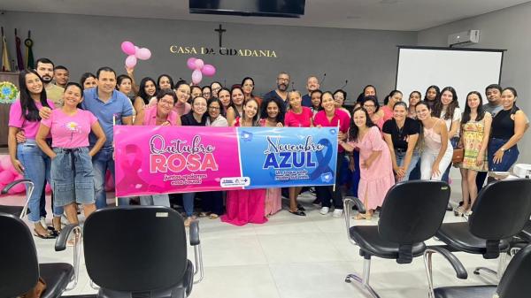 Pindaí realiza evento conjunto das campanhas Outubro Rosa e Novembro Azul.