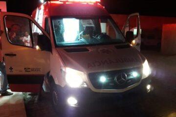 Polícia Militar apoia SAMU em atendimentos a pacientes em surto psicótico em Morrinhos.