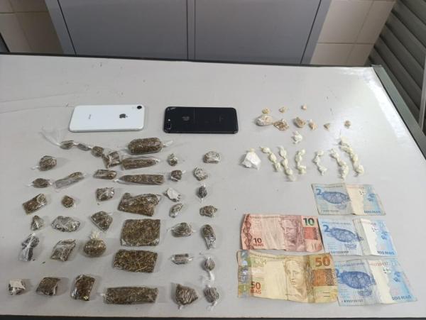 Homem é preso com drogas no Residencial dos Pássaros em Guanambi.