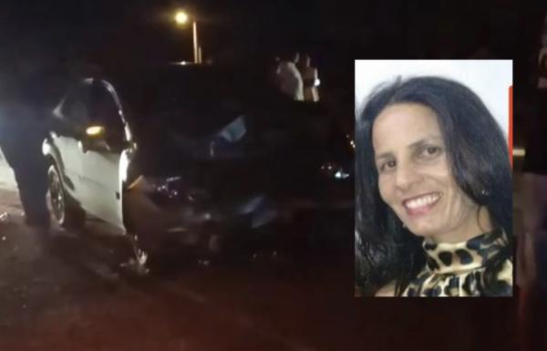 Mulher morre em colisão na BR-030; motorista do outro veículo está gravemente ferido.