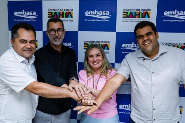 Em audiência na Embasa, Ivana Bastos garante avanços para Ibiassucê e Guanambi.
