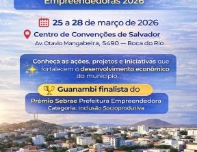 Guanambi marca presença no Salão Sebrae das Cidades Empreendedoras 2026.