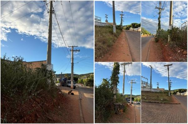 Risco iminente: moradores cobram ação urgente sobre postes de alta tensão em Igaporã.