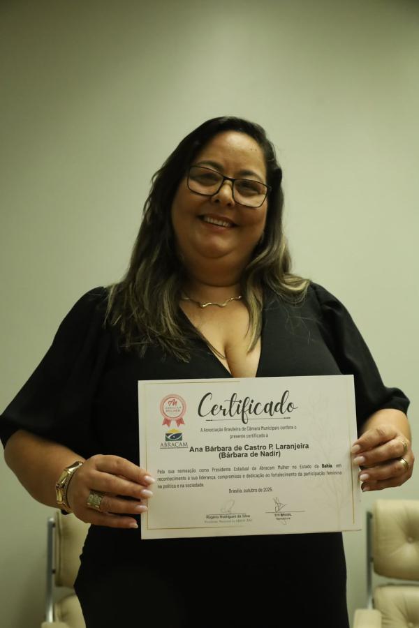 Vereadora de Palmas de Monte Alto assume liderança estadual e reforça luta por mais mulheres na política.