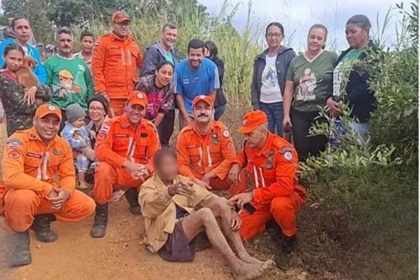 Após oito dias desaparecido, idoso é encontrado com vida em região de mata em Mortugaba.