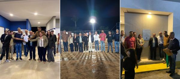 Prefeitura de Pindaí entrega novos vestiários e banheiros do Campo Velho Bento.