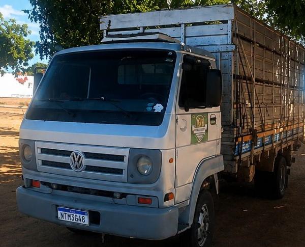 Caminhão boiadeiro é furtado em estacionamento de posto de combustíveis em Palmas de Monte Alto.
