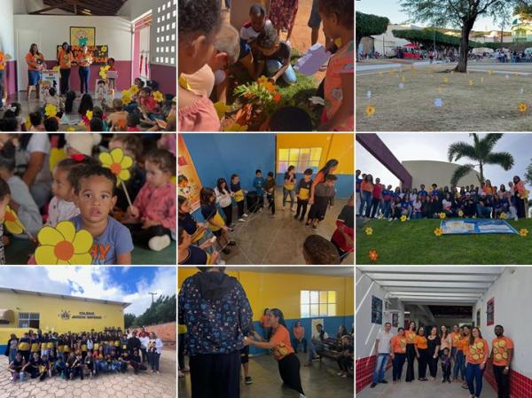 Prefeitura de Igaporã realiza campanha Maio Laranja de combate ao abuso e exploração sexual de crianças e adolescentes.