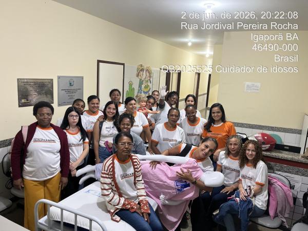 Prefeitura de Igaporã promove Curso de Cuidadores de Idosos.