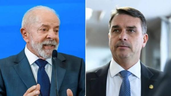 Genial/Quaest: Lula tem 45% das intenções de voto e Flávio 37% em possível segundo turno.