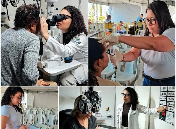 Guanambi recebe carreta para realização de consultas e cirurgias oftalmológicas.