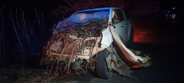 Homem morre após charrete ser atingida por caminhonete na BA-161, em Carinhanha.