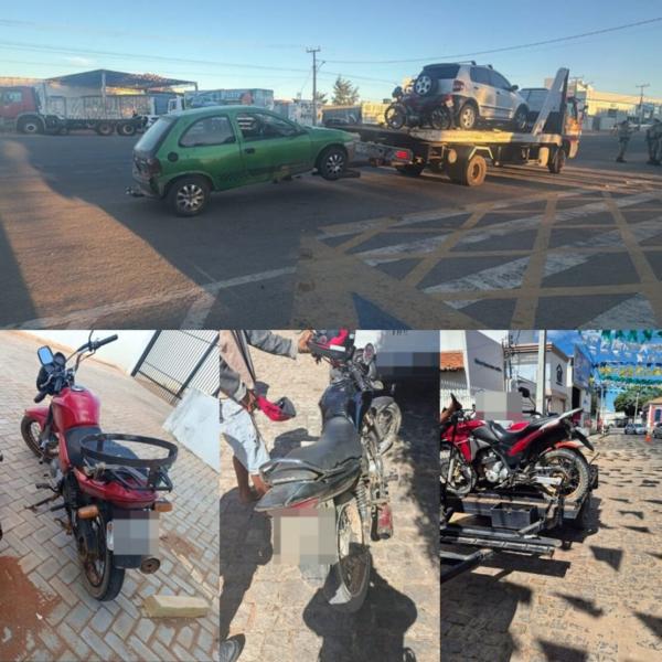 Operação Força Total termina com 13 veículos apreendidos em seis municípios do sudoeste baiano.