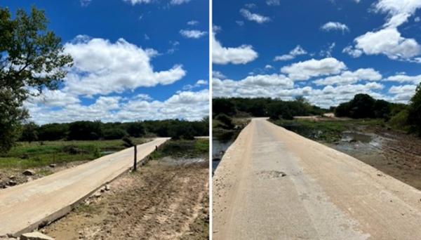Após cobranças, Seinfra prevê retomada em setembro da obra da ponte entre Espraiado e Vesperina.