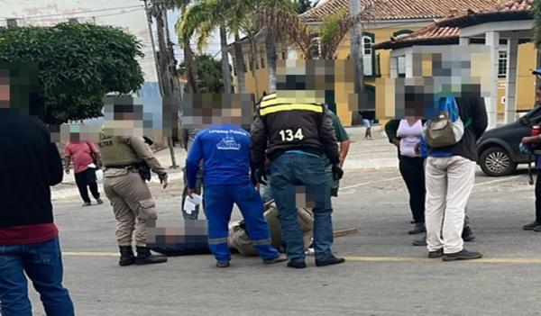 Homem é baleado após atacar policial e tentar tomar arma durante ocorrência em Caetité.