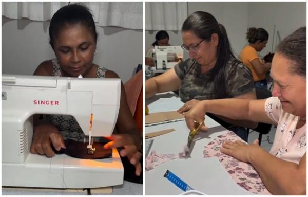 Iuiu encerra primeira turma de curso de corte e costura com foco na qualificação profissional.