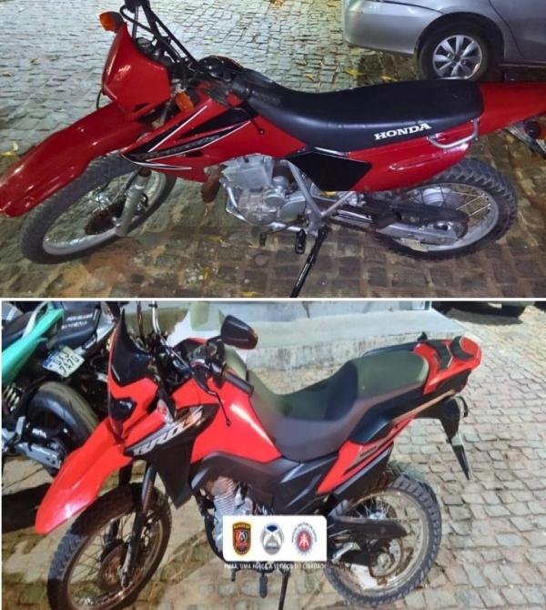 Motocicletas são apreendidas e carro furtado em Tanque Novo é recuperado durante ação policial em Guanambi.