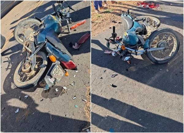 Motociclista morre após colisão entre duas motos na estrada Guanambi–Matina.