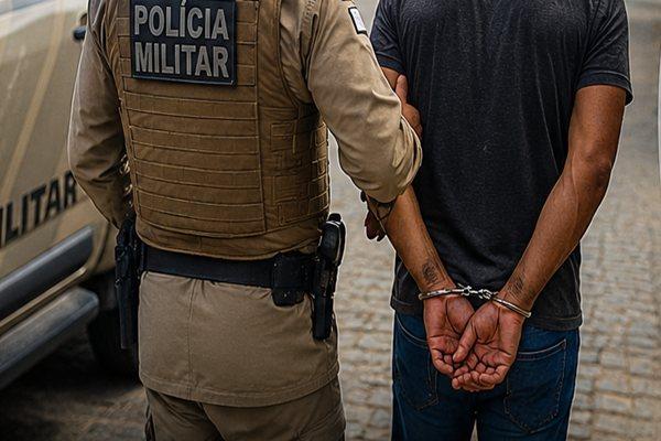 Polícia Militar prende homem suspeito de diversos furtos em Guanambi.